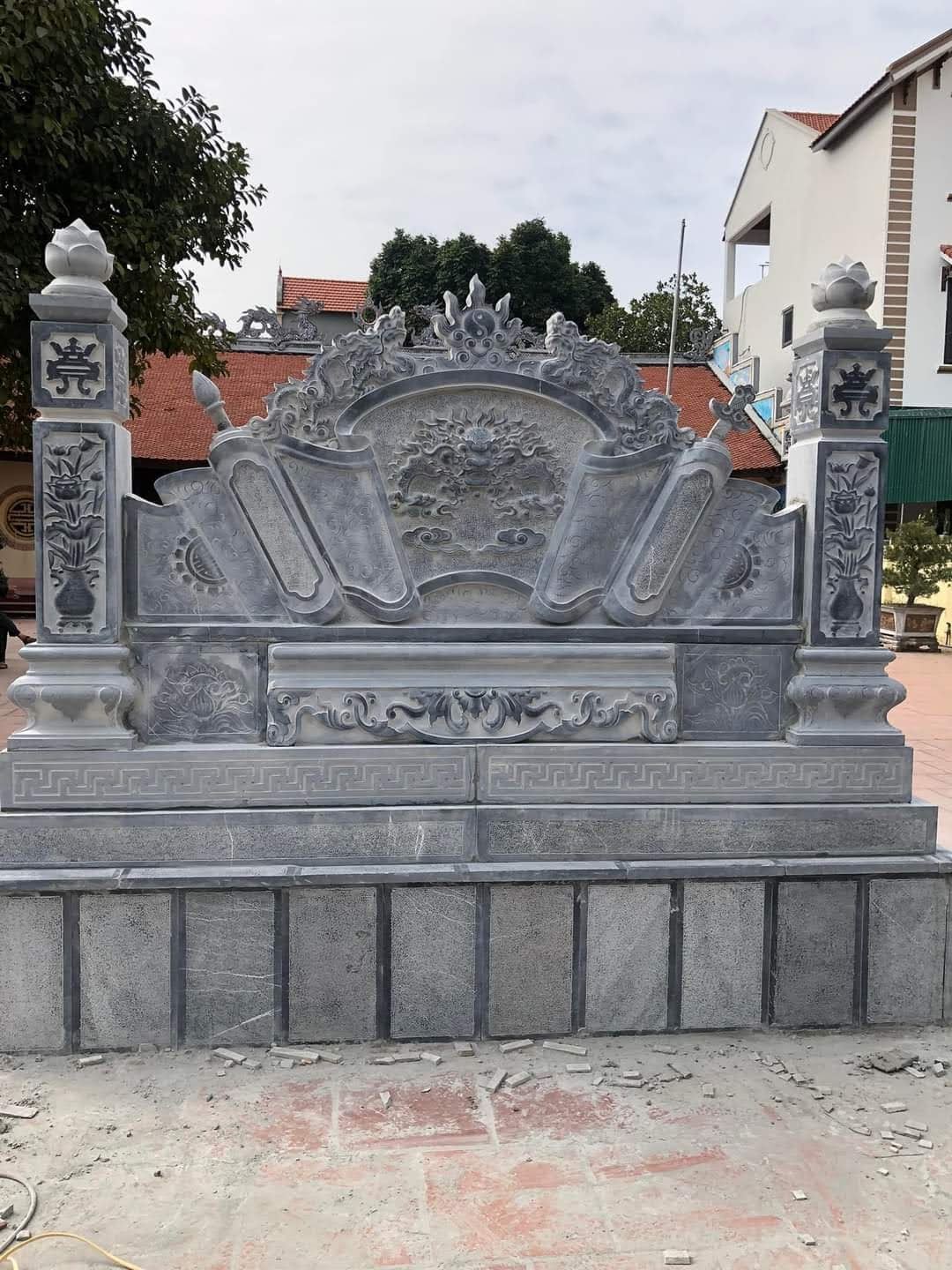 Cuốn Thư Đá ( Bình Phong - Trấn Trạch )