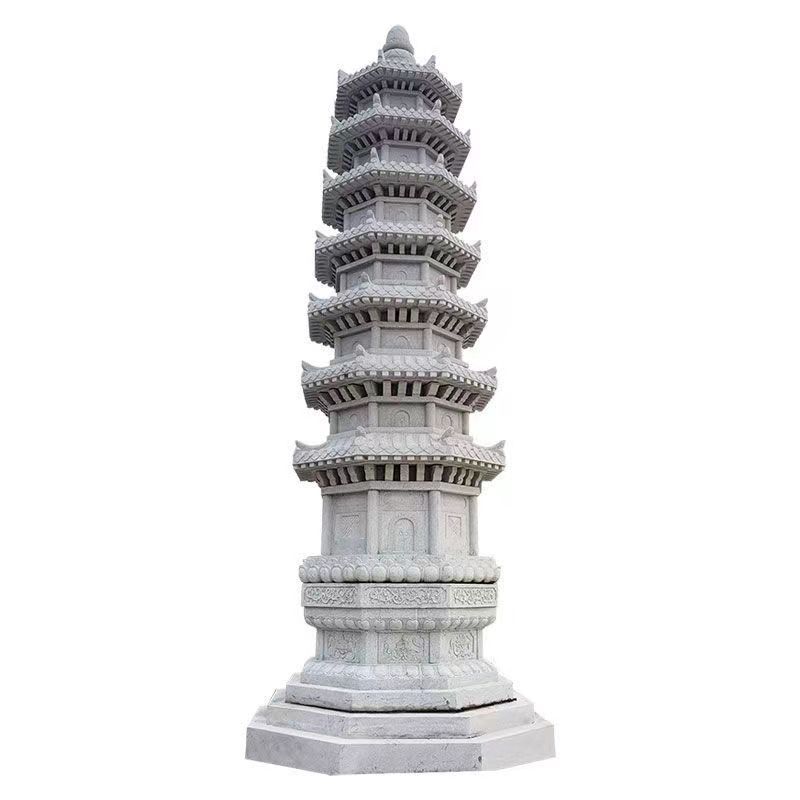 Mộ Tháp Đá Phật Giáo 3 Tầng – Đá Tự Nhiên Nguyên Khối 13 Mộ tháp đá Phật giáo bằng đá tự nhiên Vinh Quang