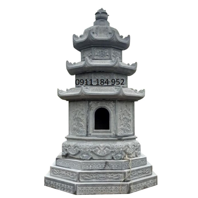 mộ tháp đá lục giác