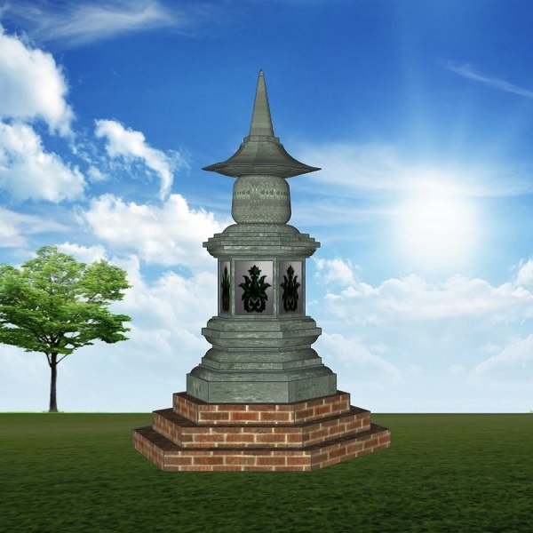 tháp đá thờ tro cốt