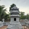 Mộ Tháp Đá Phật Giáo 3 Tầng – Đá Tự Nhiên Nguyên Khối 12 tháp đá , mộ tháp đá , tháp đá thờ tro cốt, tháp đá phật giáo , mộ tháp