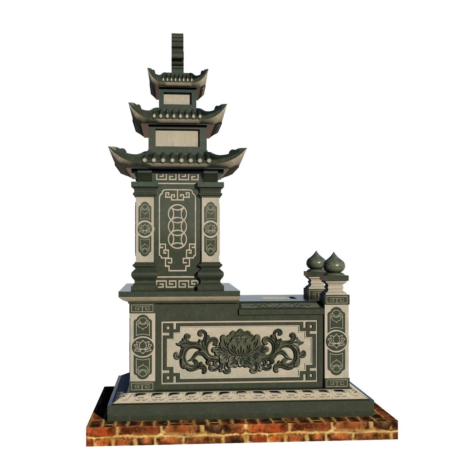 Mộ đá xanh rêu