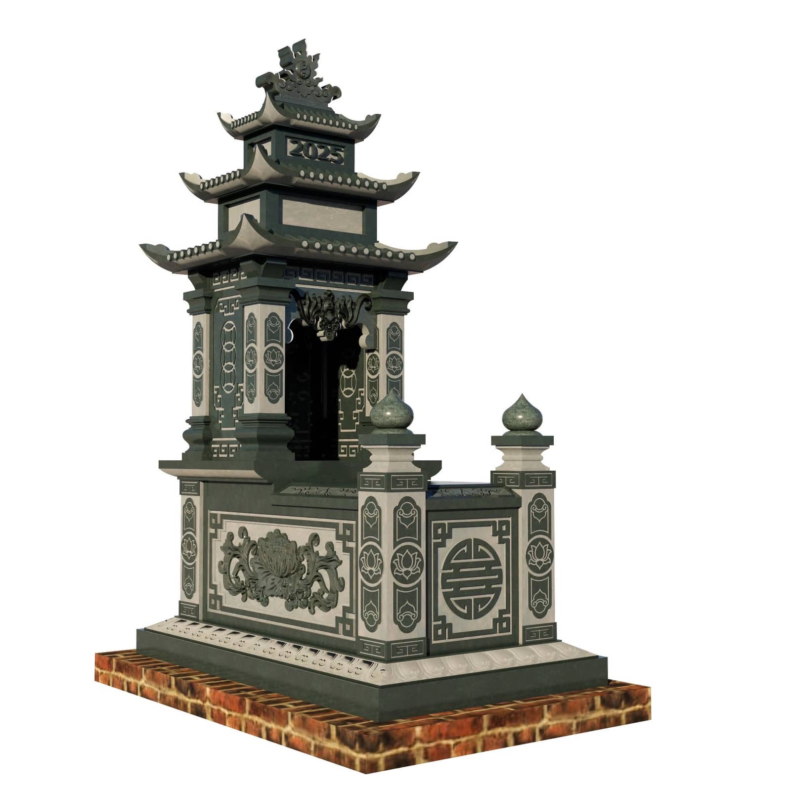 Mộ Đá Xanh Rêu Ba Mái